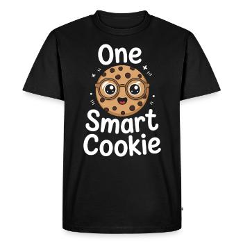 Cookies Disant Biscuits au Chocolat Cadeau de Cookie Drôle - T-shirt Premium bio Homme - noir - Devant - Nico (187cm)