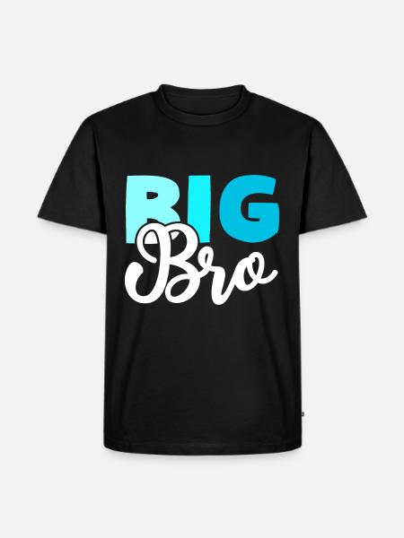 BIG BRO Frère - T-shirt Premium bio Homme - noir
