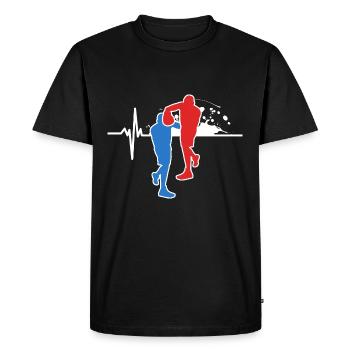 Boxing Boxer Gift for the Boxers - Men's Premium Organic T-Shirt - black - Front - Nico (187cm)