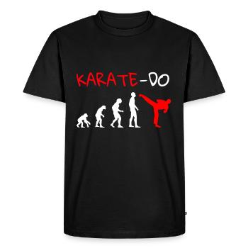Karaté Karatéka Kamfsport - T-shirt Premium bio Homme - noir - Devant - Nico (187cm)