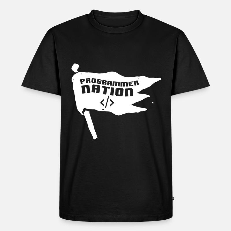 Programmierer Coder Software Entwickler - Männer Premium Bio T-Shirt - Schwarz