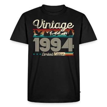 30ème Anniversaire Légende Millésime 1994 Millésime 1994 - T-shirt Premium bio Homme - noir - Devant - Nico (187cm)
