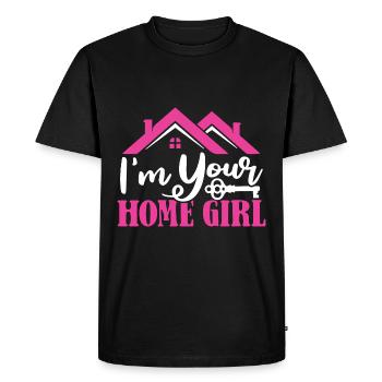 Real Estate Agent House Sale Real Estate Broker - Men's Premium Organic T-Shirt - black - Front - Nico (187cm)