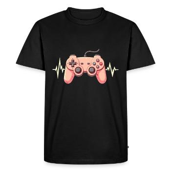 Gaming Fiesta: Gaming for everyone - Men's Premium Organic T-Shirt - black - Front - Nico (187cm)