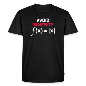 Math math - Men's Premium Organic T-Shirt - black - Front - Nico (187cm)