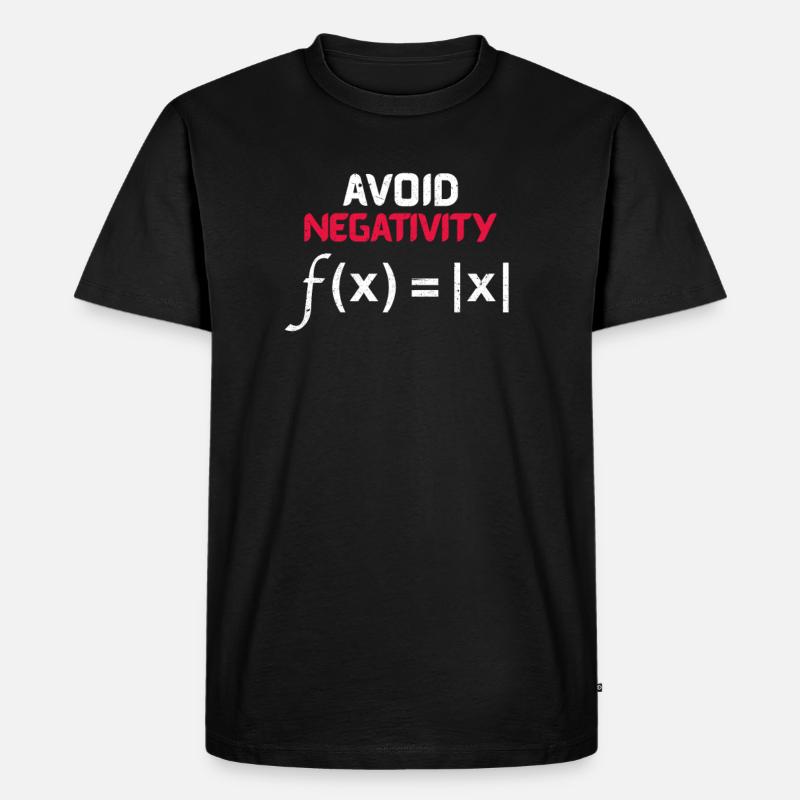 Math Math Mathematical Algebra Gift - Men's Premium Organic T-Shirt - black