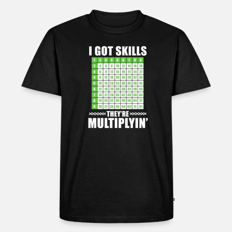 Math math - T-shirt Premium bio Homme - noir