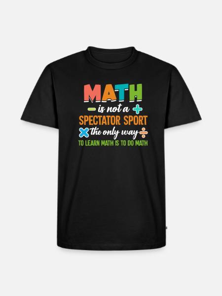 Math math - T-shirt Premium bio Homme - noir
