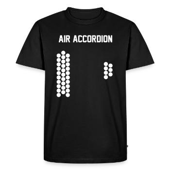 Akkordeon - Männer Premium Bio T-Shirt - Schwarz - Vorne - Nico (187cm)