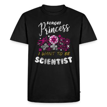 scientifique - T-shirt Premium bio Homme - noir - Devant - Nico (187cm)