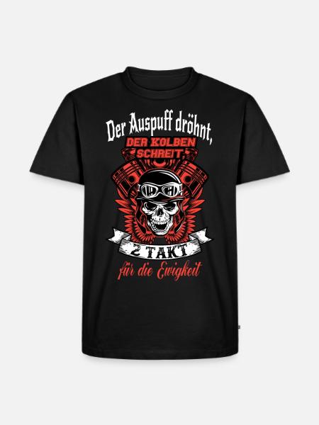 der Auspuff - Männer Premium Bio T-Shirt - Schwarz
