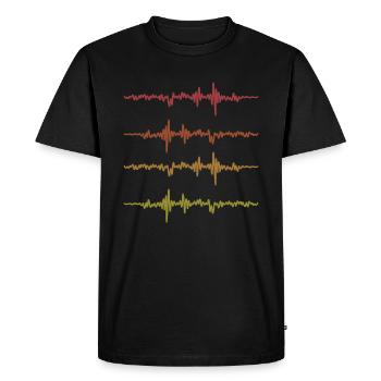 Sound engineer sayings T-shirt gift sound engineer - Men's Premium Organic T-Shirt - black - Front - Nico (187cm)