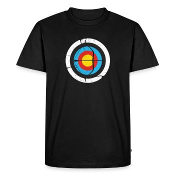 archer - T-shirt Premium bio Homme - noir - Devant - Nico (187cm)