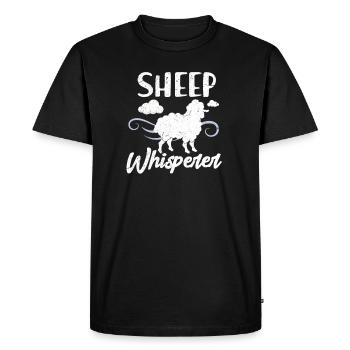 Mouton mouton mouton mouton agneau agneau cadeau - T-shirt Premium bio Homme - noir - Devant - Nico (187cm)