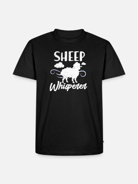 Sheep sheep sheep sheep lamb lambs gift - Men's Premium Organic T-Shirt - black