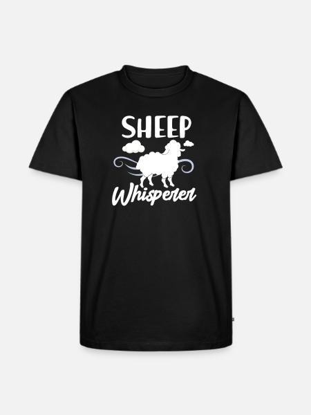 sheep - Men's Premium Organic T-Shirt - black