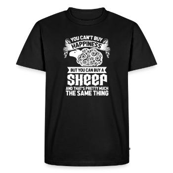 Sheep sheep sheep sheep lamb lambs gift - Men's Premium Organic T-Shirt - black - Front - Nico (187cm)