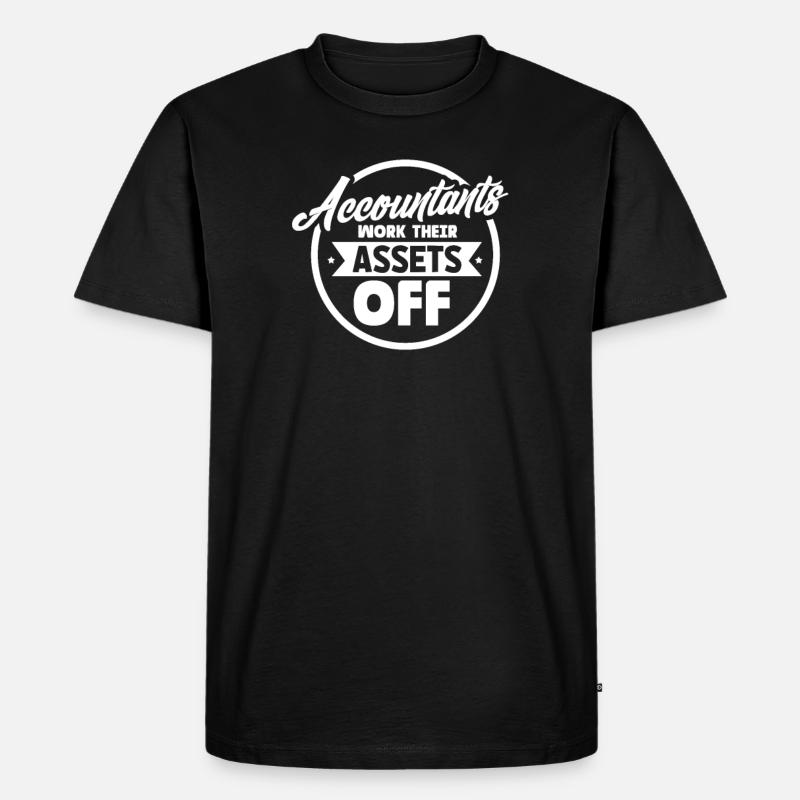 Comptabilité Comptable Cadeau - T-shirt Premium bio Homme - noir