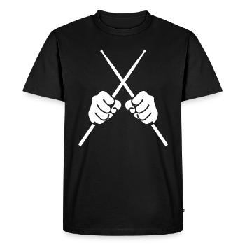 Drum Drummer Drummer Shirt Gift - T-shirt Premium bio Homme - noir - Devant - Nico (187cm)
