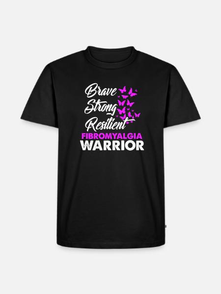 fibromyalgia - Men's Premium Organic T-Shirt - black