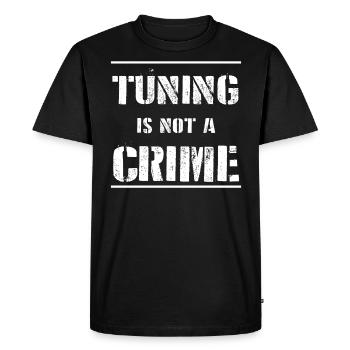 Le réglage n'est pas un crime T-shirt Mécanicien en cadeau - T-shirt Premium bio Homme - noir - Devant - Nico (187cm)