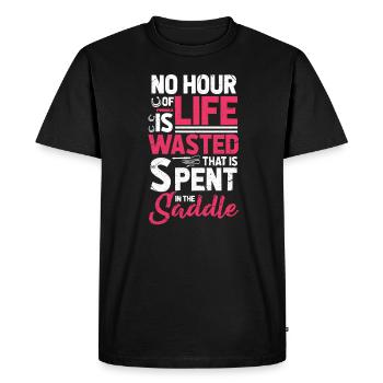 amazone - T-shirt Premium bio Homme - noir - Devant - Nico (187cm)