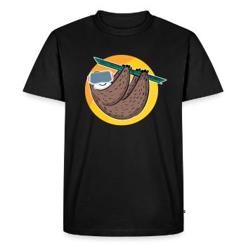 Cadeau de réalité virtuelle VR lunettes gamer paresseux - T-shirt Premium bio Homme - noir - Devant - Nico (187cm)