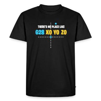 Impression 3d - T-shirt Premium bio Homme - noir - Devant - Nico (187cm)