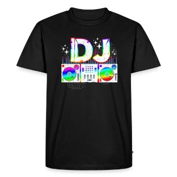 DJ Djing Disc Jockey Disc Jockey Cadeau De Fête - T-shirt Premium bio Homme - noir - Devant - Nico (187cm)