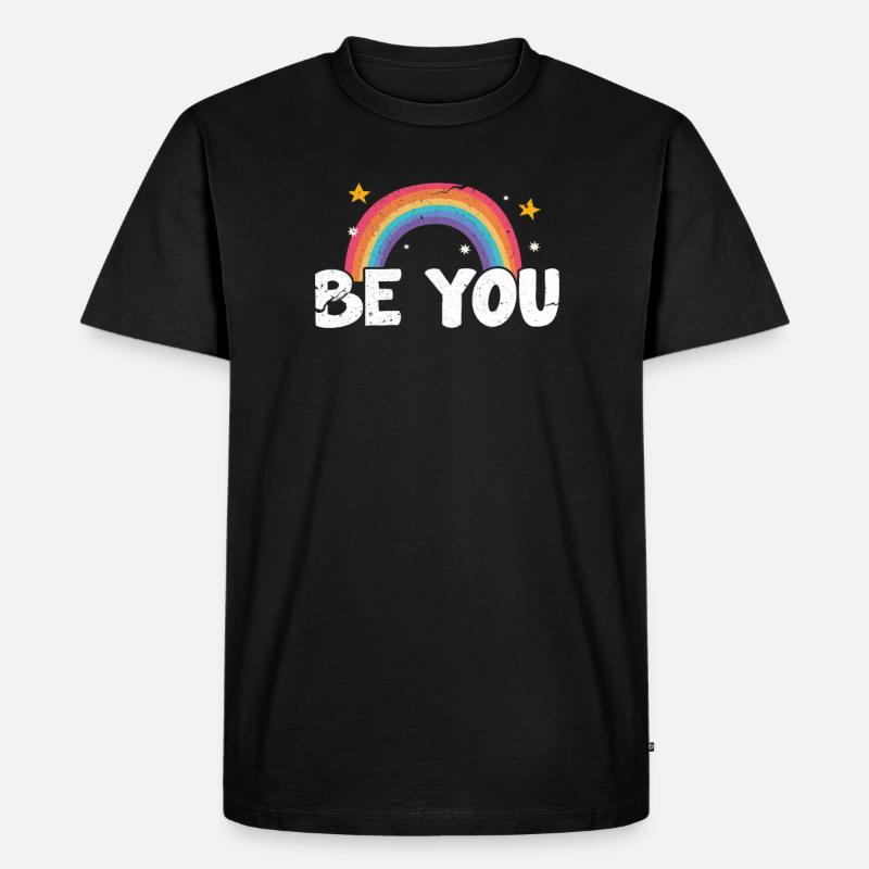 LGBT - Männer Premium Bio T-Shirt - Schwarz