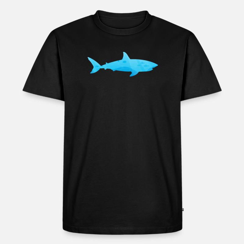requin - T-shirt Premium bio Homme - noir