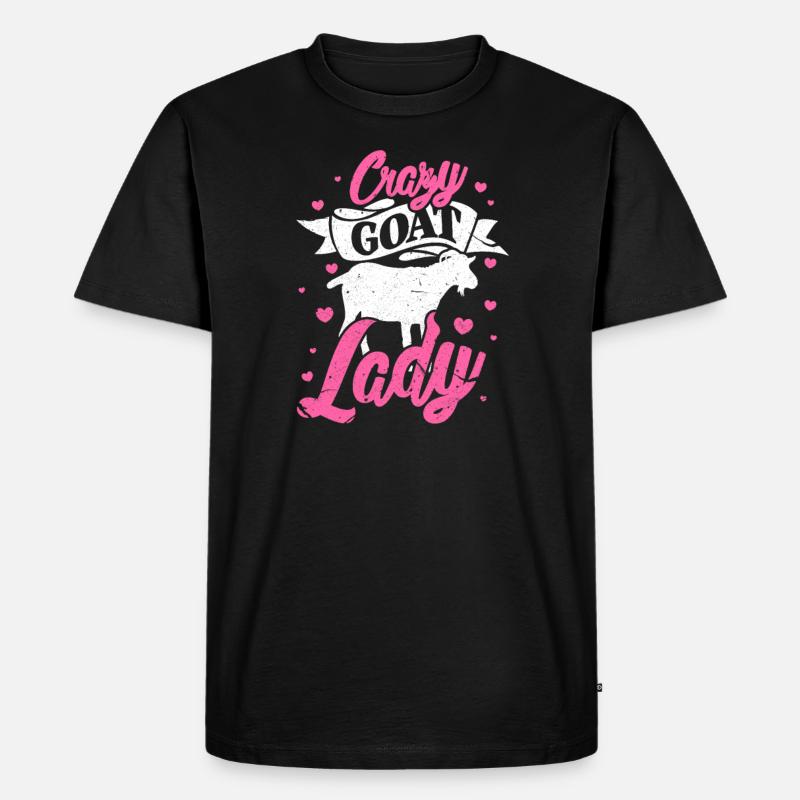 chèvre - T-shirt Premium bio Homme - noir