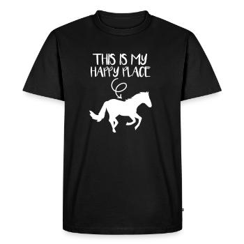 amazone - T-shirt Premium bio Homme - noir - Devant - Nico (187cm)