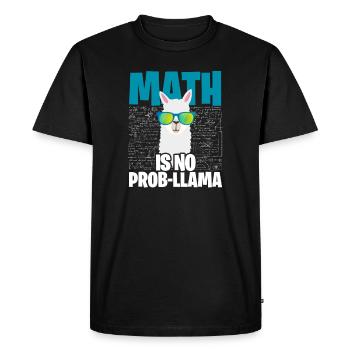 matematica - Maglietta ecologica premium da uomo - nero - Fronte - Nico (187cm)