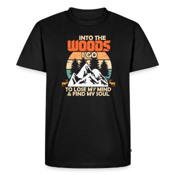 Cadeau de garde forestier des arbres de l'arbre de Holt - T-shirt Premium bio Homme - noir - Devant - Nico (187cm)