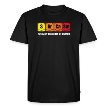 Chimie des sarcasmes Nerd Geek Sarcasm Gift - T-shirt Premium bio Homme - noir - Devant - Nico (187cm)
