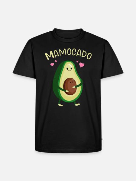 Avocado Mama Mamocado - Men's Premium Organic T-Shirt - black