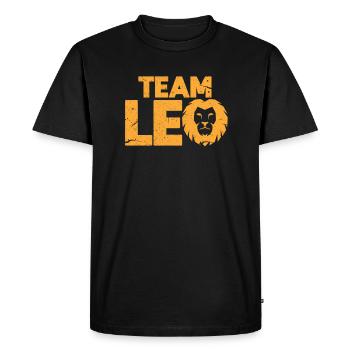 Zodiac Leo - T-shirt Premium bio Homme - noir - Devant - Nico (187cm)