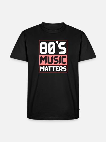 80 - T-shirt Premium bio Homme - noir