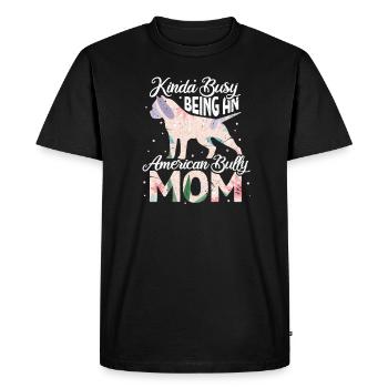American Bully cadeau cadeau de chien - T-shirt Premium bio Homme - noir - Devant - Nico (187cm)