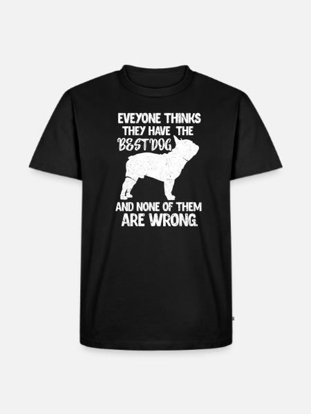 dog school - Men's Premium Organic T-Shirt - black
