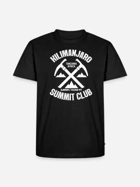 Kilimanjaro - Men's Premium Organic T-Shirt - black