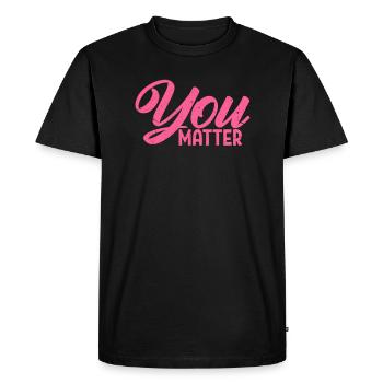 Social Worker Social Worker Social Pedagogue - Men's Premium Organic T-Shirt - black - Front - Nico (187cm)