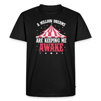 Cirque Ringmeister Tente de cirque Manège Cadeau - T-shirt Premium bio Homme - noir - Devant - Nico (187cm)