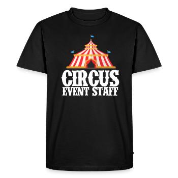 Cirque famille tente de cirque anniversaire cadeau - T-shirt Premium bio Homme - noir - Devant - Nico (187cm)