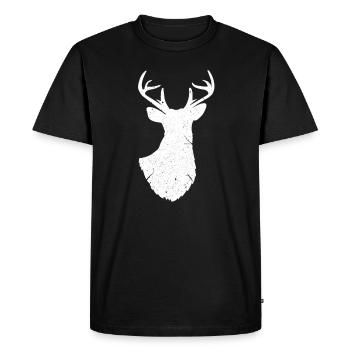 hunt - Men's Premium Organic T-Shirt - black - Front - Nico (187cm)