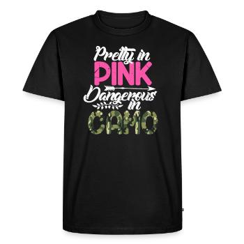 hunt - Men's Premium Organic T-Shirt - black - Front - Nico (187cm)