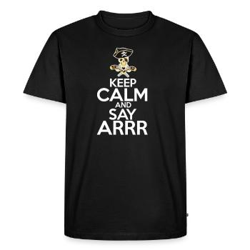pirate - T-shirt Premium bio Homme - noir - Devant - Nico (187cm)