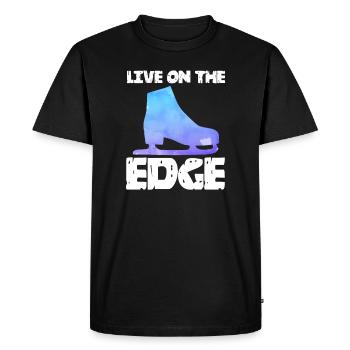 Figure skating Ice skating Ice skating - Men's Premium Organic T-Shirt - black - Front - Nico (187cm)