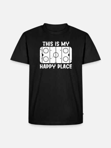 ice Hockey - Men's Premium Organic T-Shirt - black